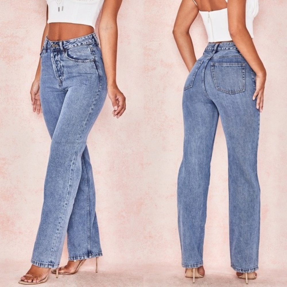 House of CB Yara Vintage Fit High Waist Jeans Size Small (Sizes 4 - 6) Tall